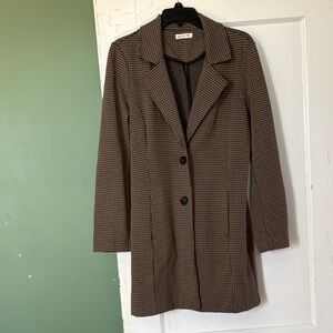 Avec Les Filles Houndstooth Blazer